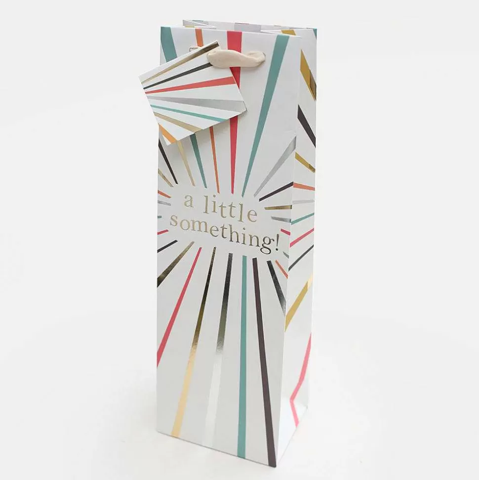 Discount A Little Something Bottle Gift Bag Gift Bags