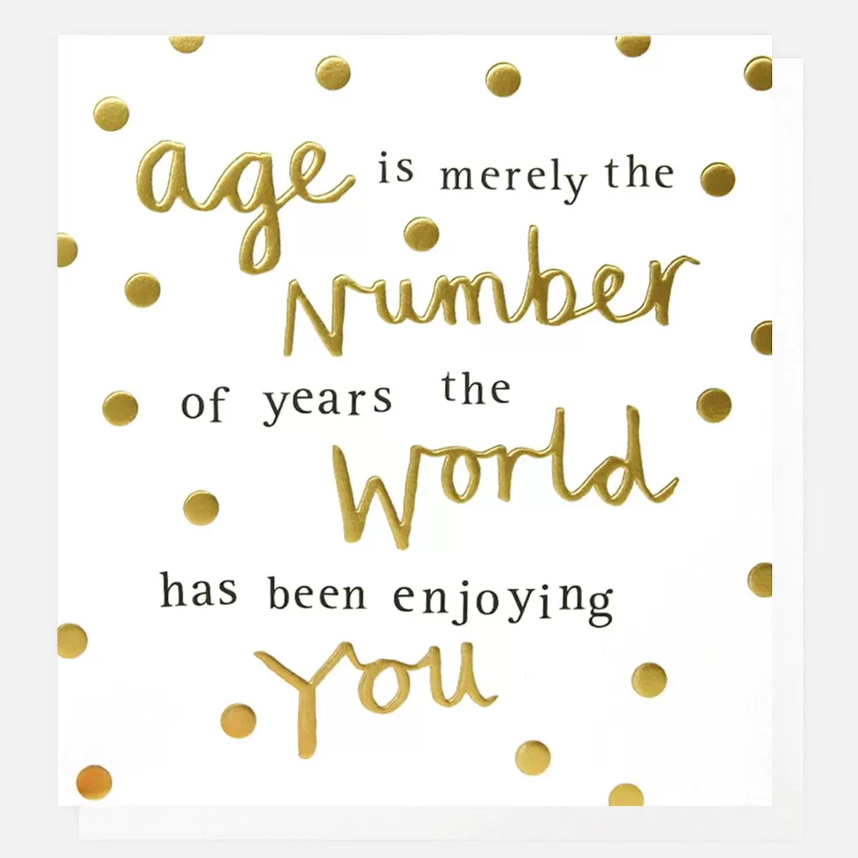 Online Age Is Merely A Number Birthday Card For Them
