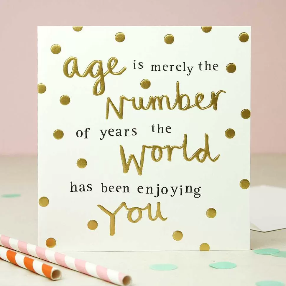 Online Age Is Merely A Number Birthday Card For Them