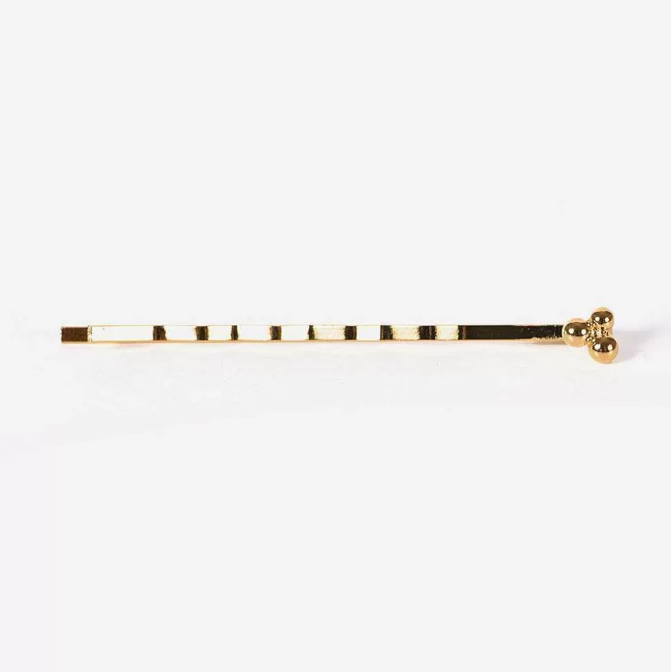 Outlet Astoria 24K Gold Gilded Hair Slide Hair Clips, Grips & Claws