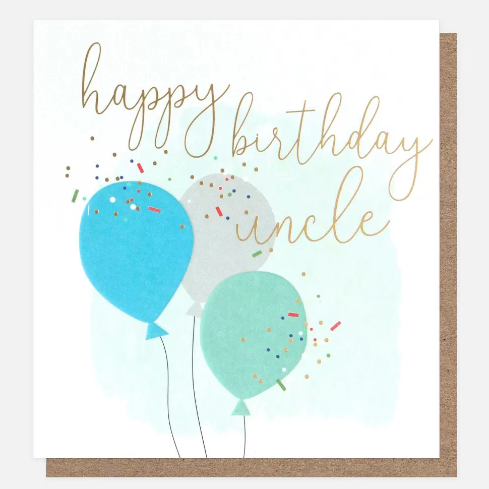Store Balloons Birthday Card For Uncle Male Relation