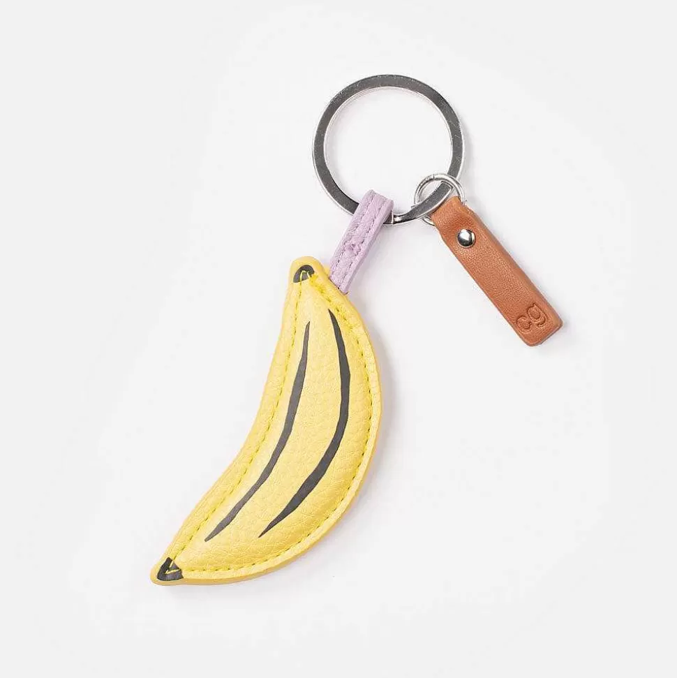 Cheap Banana Novelty Keyring Keyrings & Bag Charms