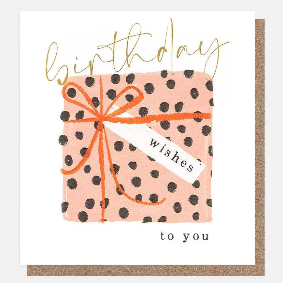 Shop Birthday Wishes Spotty Present Birthday Card Birthday Cards