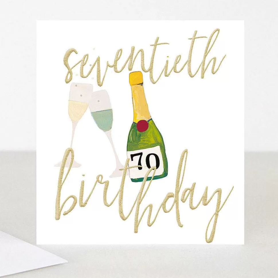 Best Bottle 70Th Birthday Card By Age