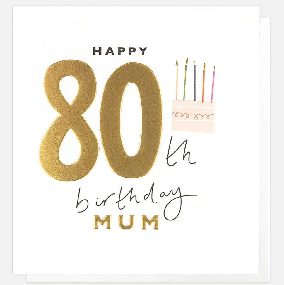 Store Cake 80Th Birthday Card For Mum Birthday Cards