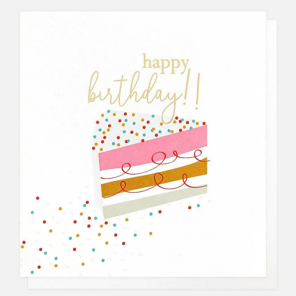 Online Cake Slice Birthday Card For Her