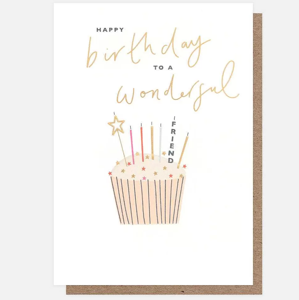 New Cupcake Birthday Card For Friend Female Relation