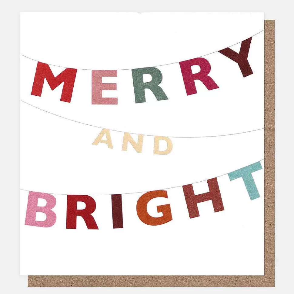 Online Cut Out Trees And Bunting Charity Christmas Cards Pack Of 8 Christmas Card Packs
