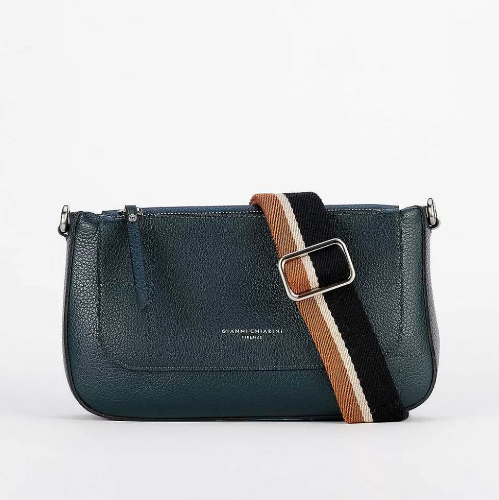 Shop Deep Green Leather Ally Bag Shoulder Bags