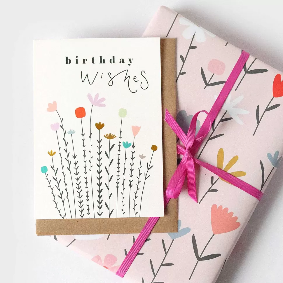 Online Fleur Floral Wrapping Paper Wrapping Paper