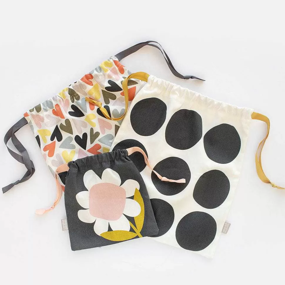 New Flower/Hearts/Big Spot Travel Bags Set Of 3 Travel Accessories