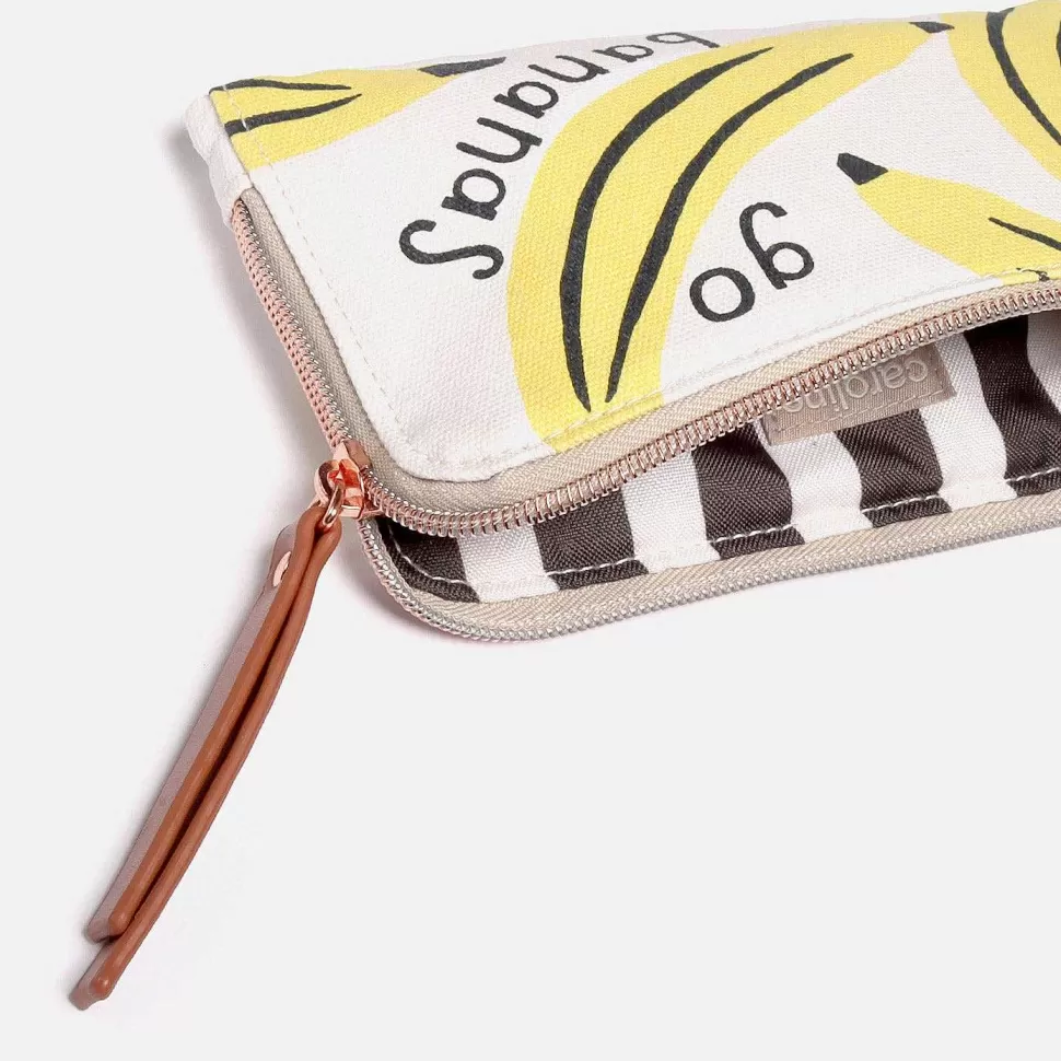 Sale Go Bananas Padded Zip Pouch Pouches