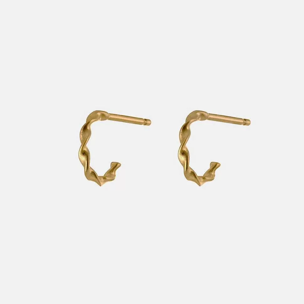 New Gold Plated Sterling Silver Tula Earrings Earrings