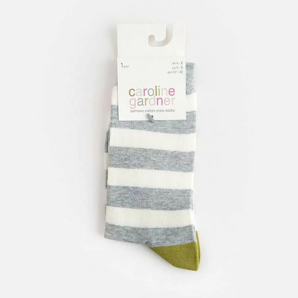 Sale Grey Stripes Socks Socks