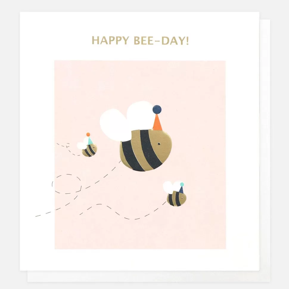 Cheap Happy Bee-Day Birthday Card For Her