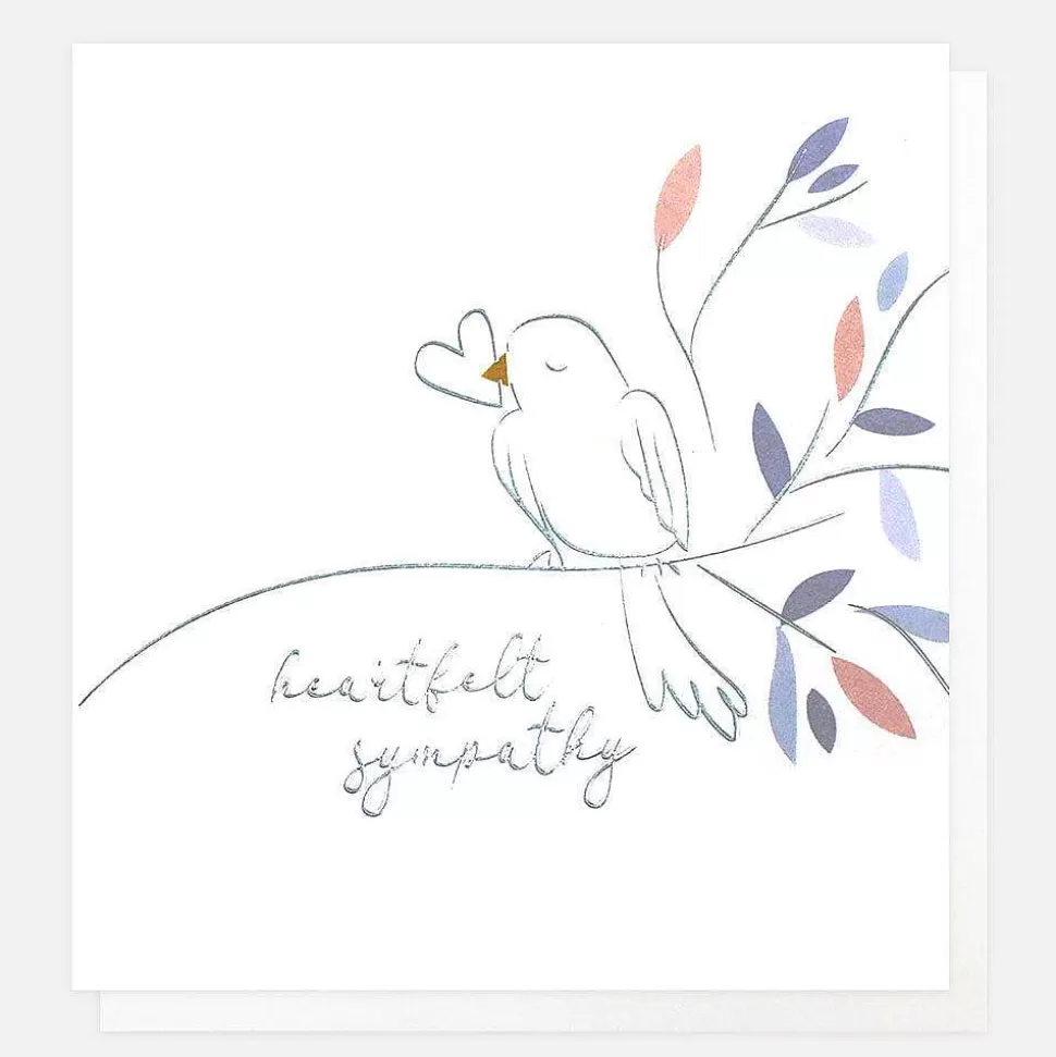 Store Heartfelt Bird Sympathy Card Sympathy Cards