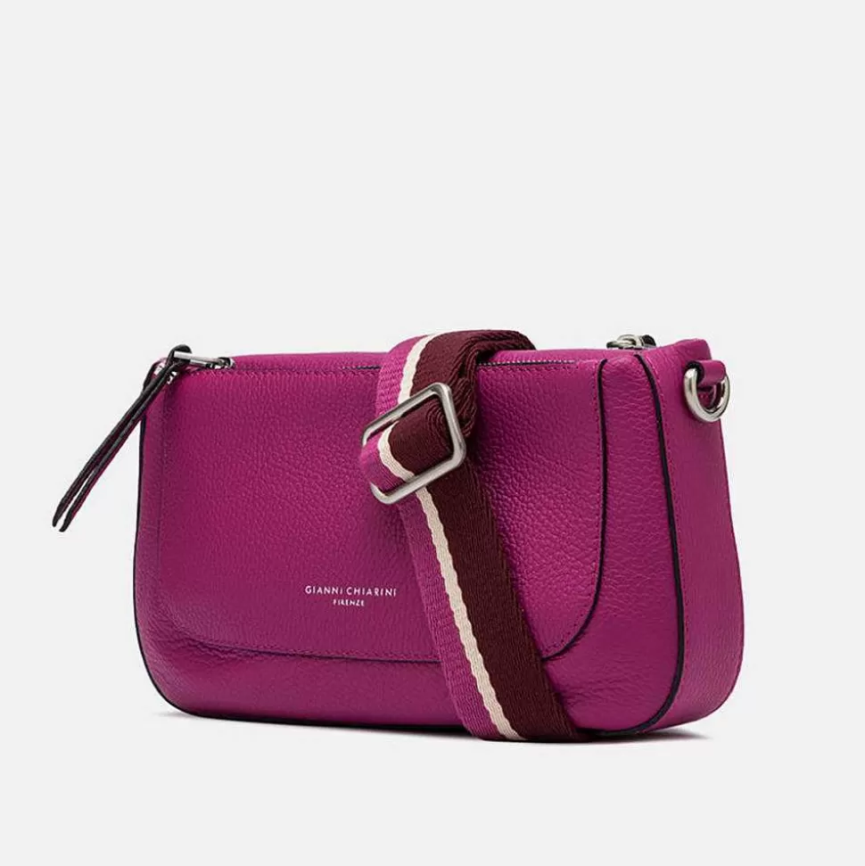 Hot Hot Pink Leather Ally Bag Crossbody Bags