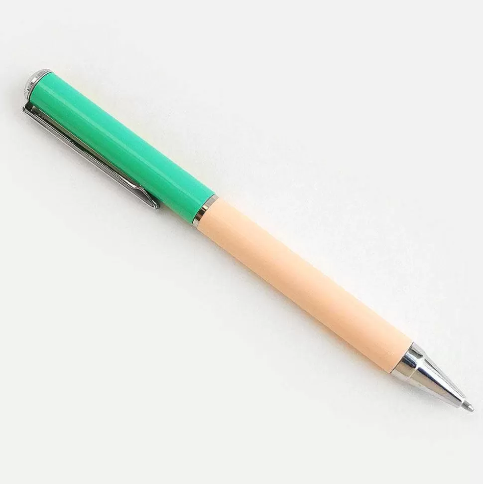 Store Jade/Nude Colourblock Boxed Pen Pens