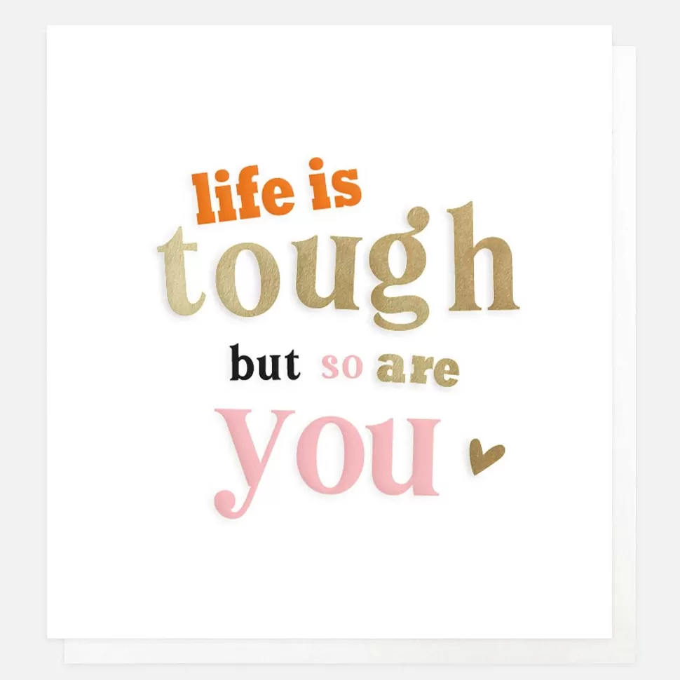 Fashion Life Is Tough But So Are You Everyday Card Thinking Of You Cards