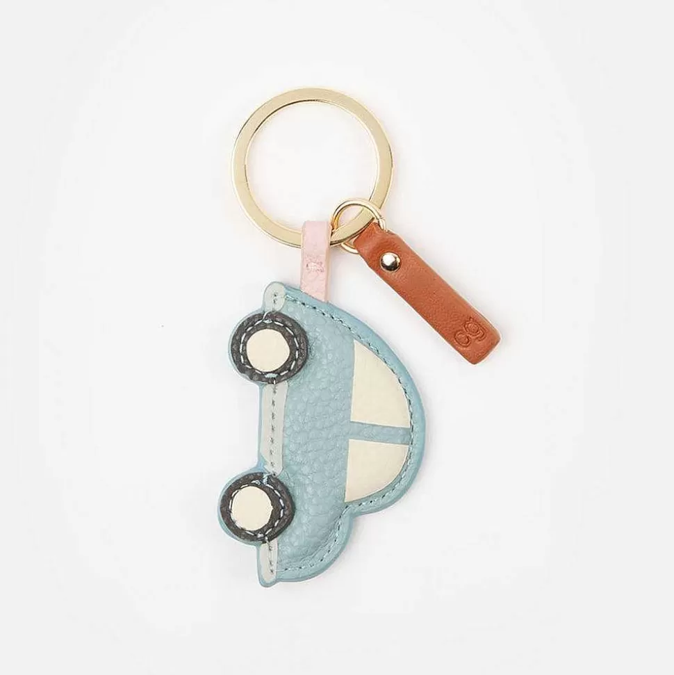 Fashion Light Blue Car Keyring Keyrings & Bag Charms