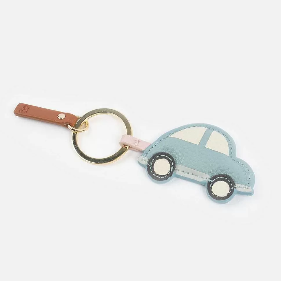 Fashion Light Blue Car Keyring Keyrings & Bag Charms