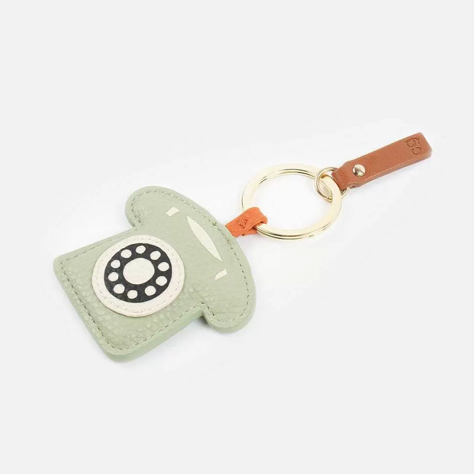 Hot Light Green Telephone Keyring Keyrings & Bag Charms