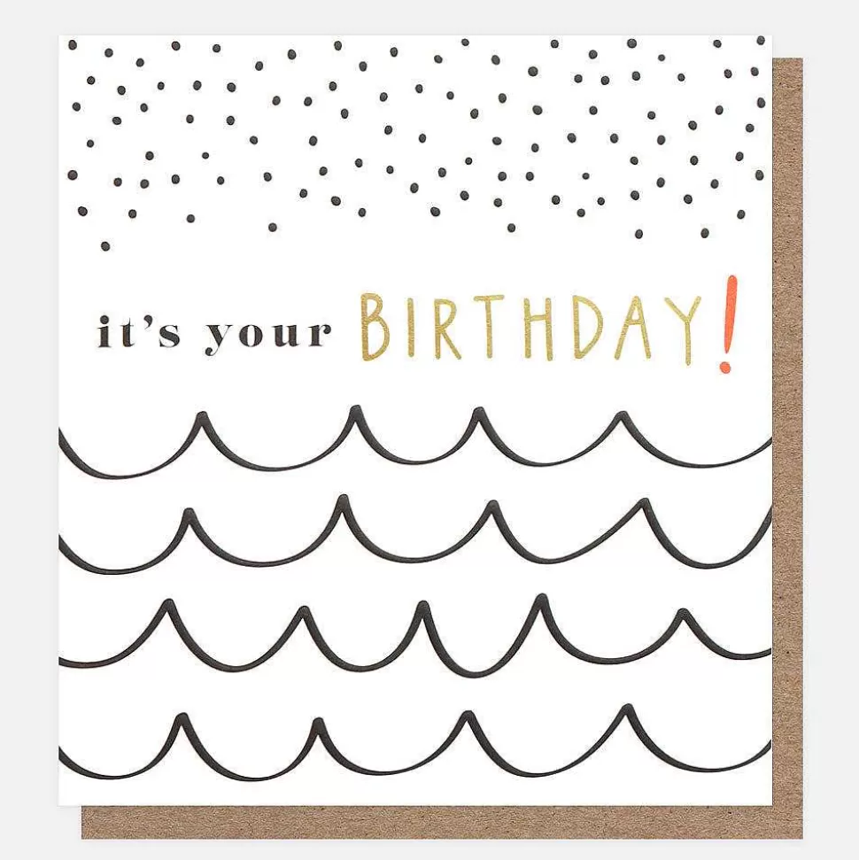 Discount Mini Spot & Wave Birthday Card Birthday Cards
