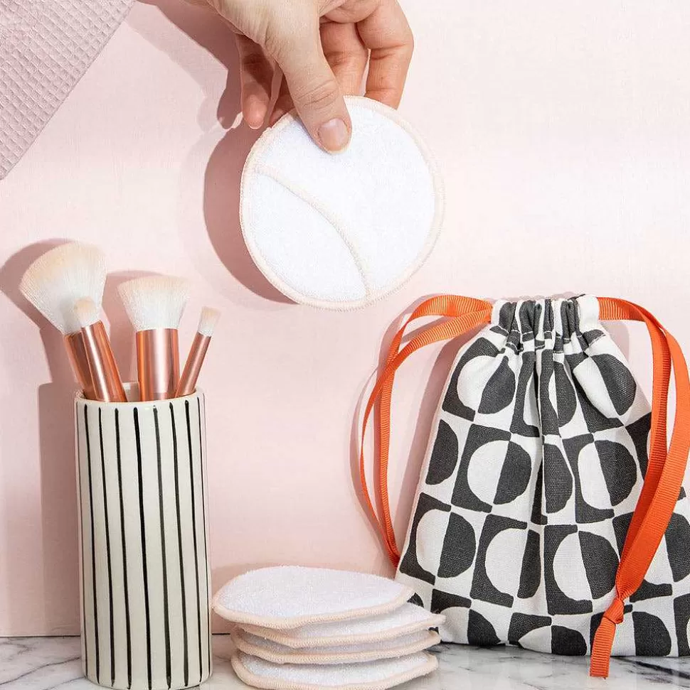 Store Mono Geometric Bamboo Cleansing Pads Travel Accessories
