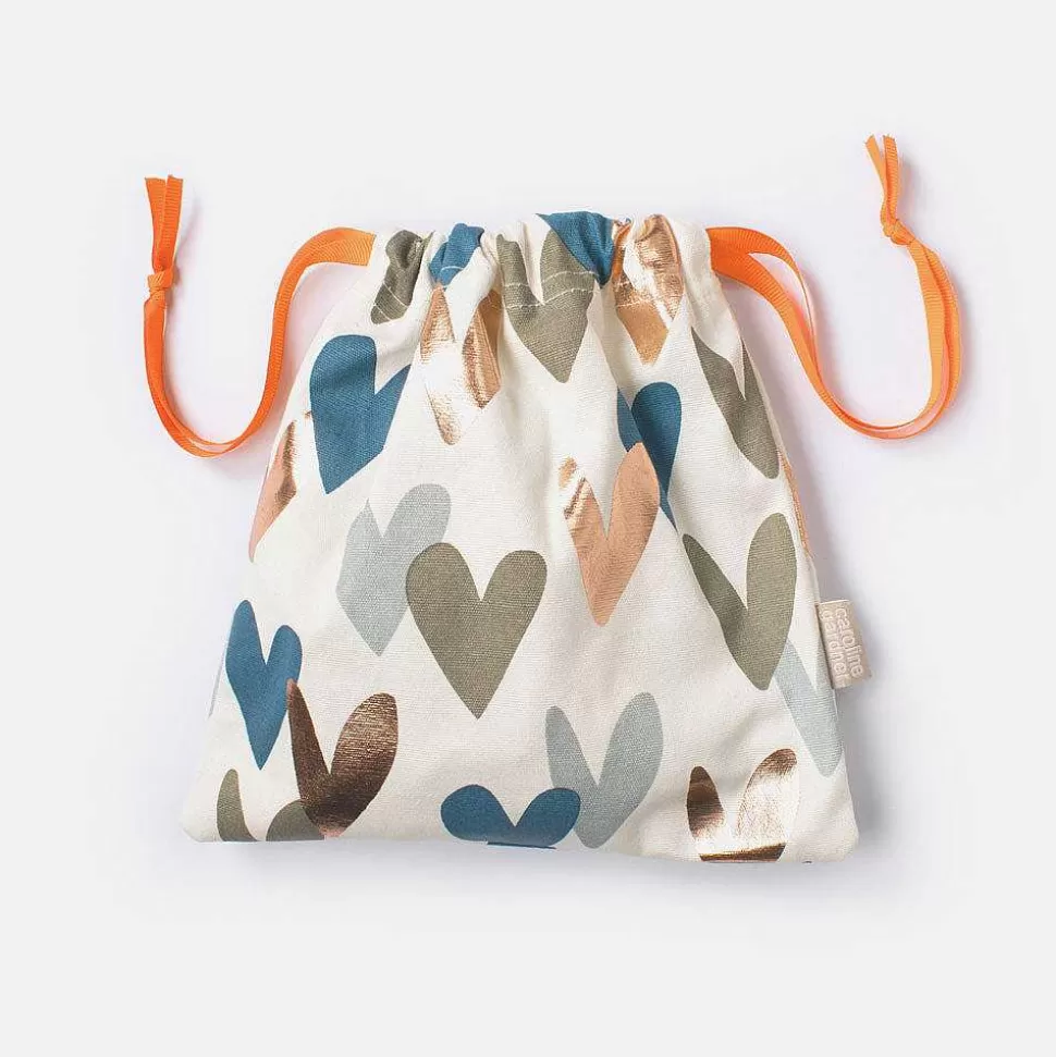Discount Multi Hearts Natural Fibre Face Cloths Travel Accessories