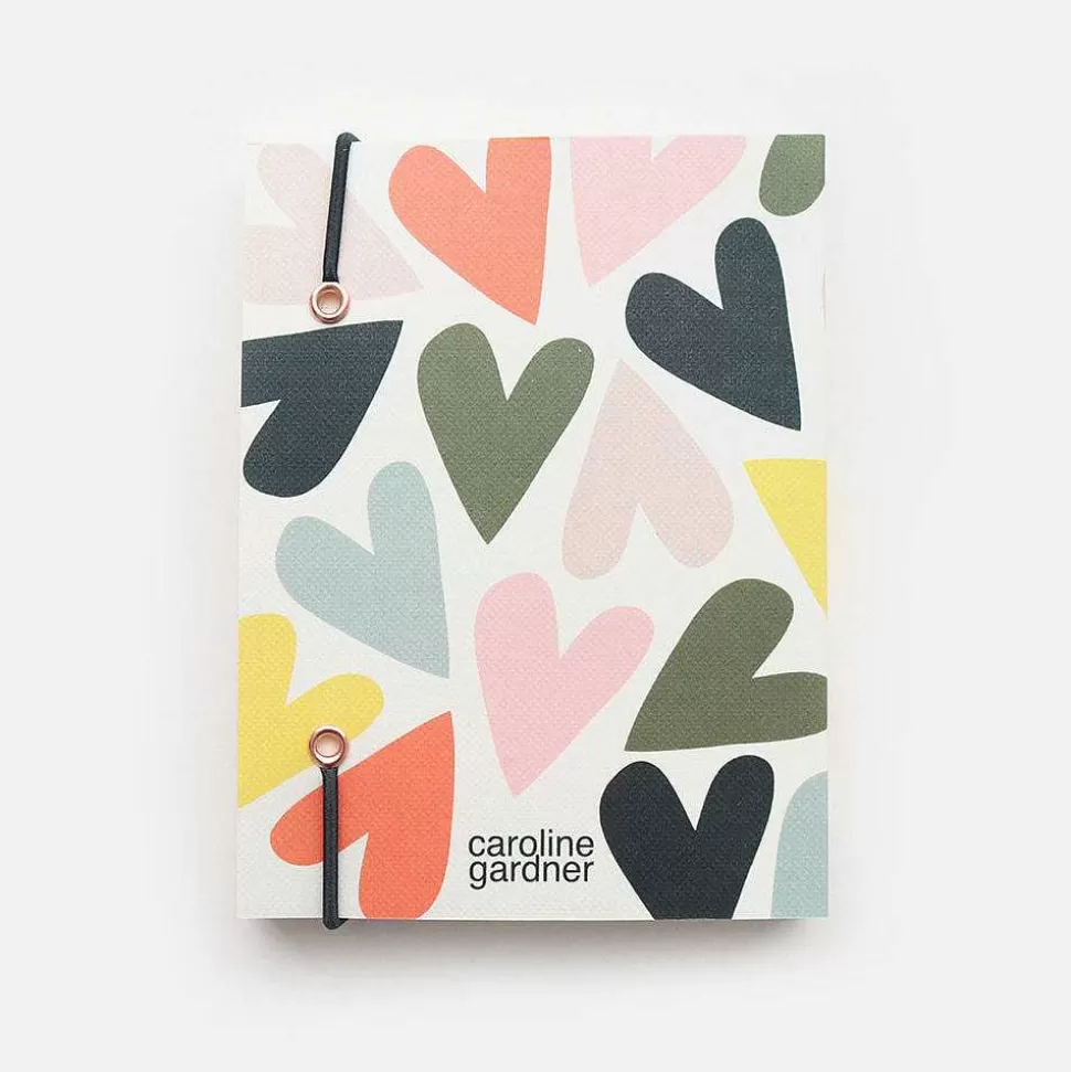 Shop Multi Hearts Small Chunky Soft Cover Notebook Notebooks