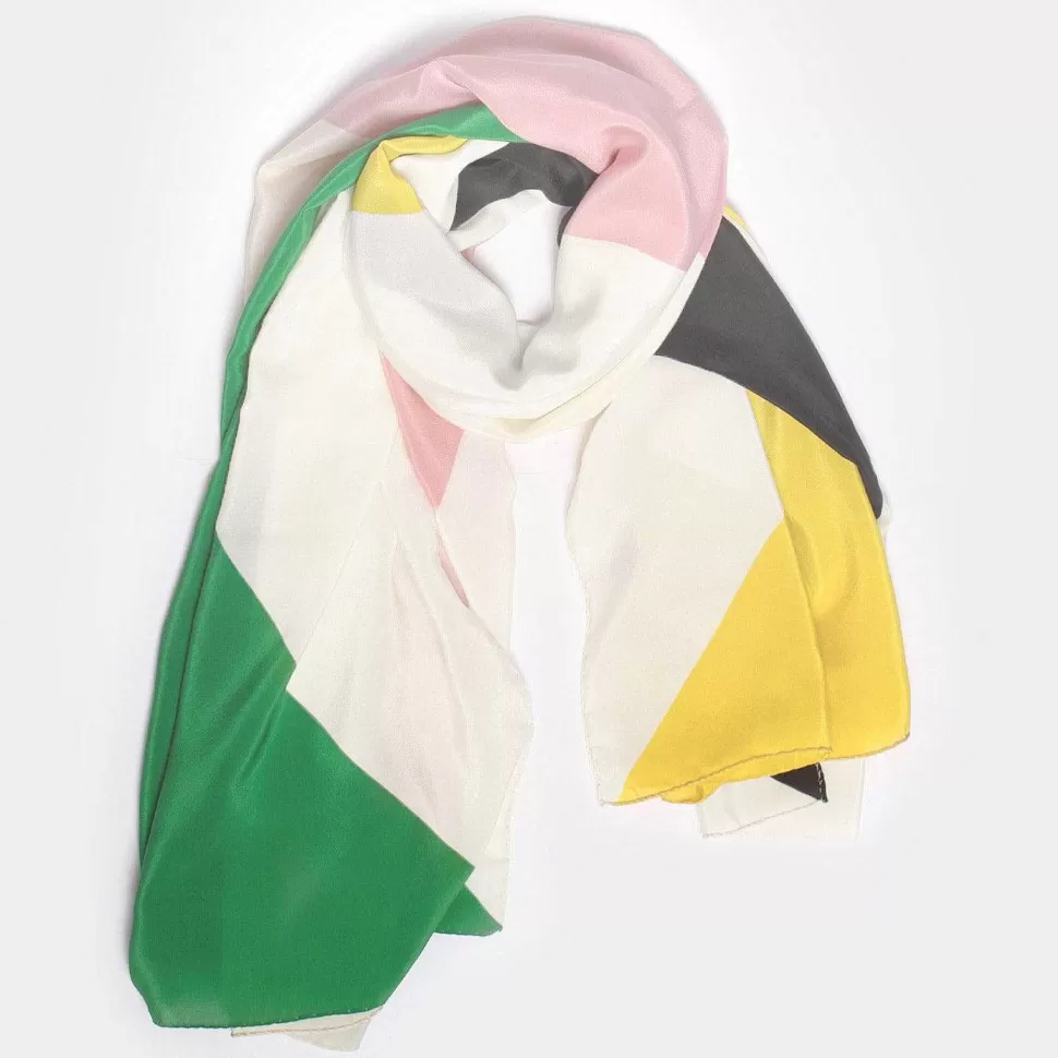 Discount Multi Triangle Silk Scarf Scarves