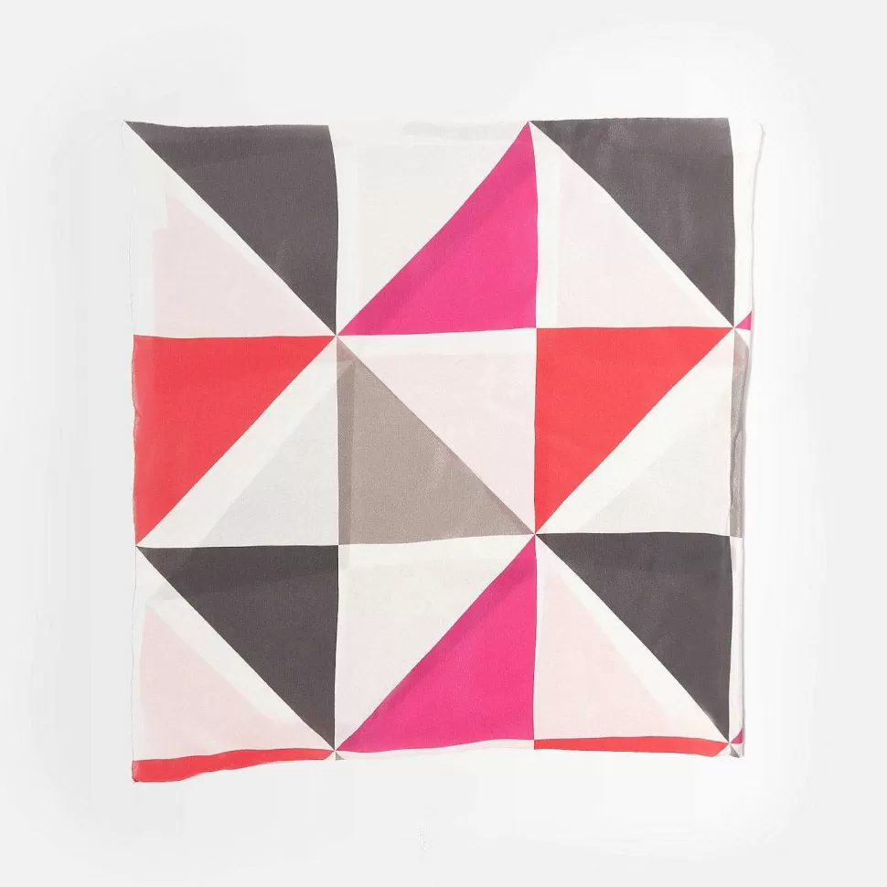 Best Sale Multi Triangle Silk Scarf Scarves