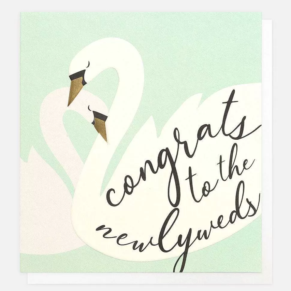Store Newlywed Swans Wedding Card Wedding Cards