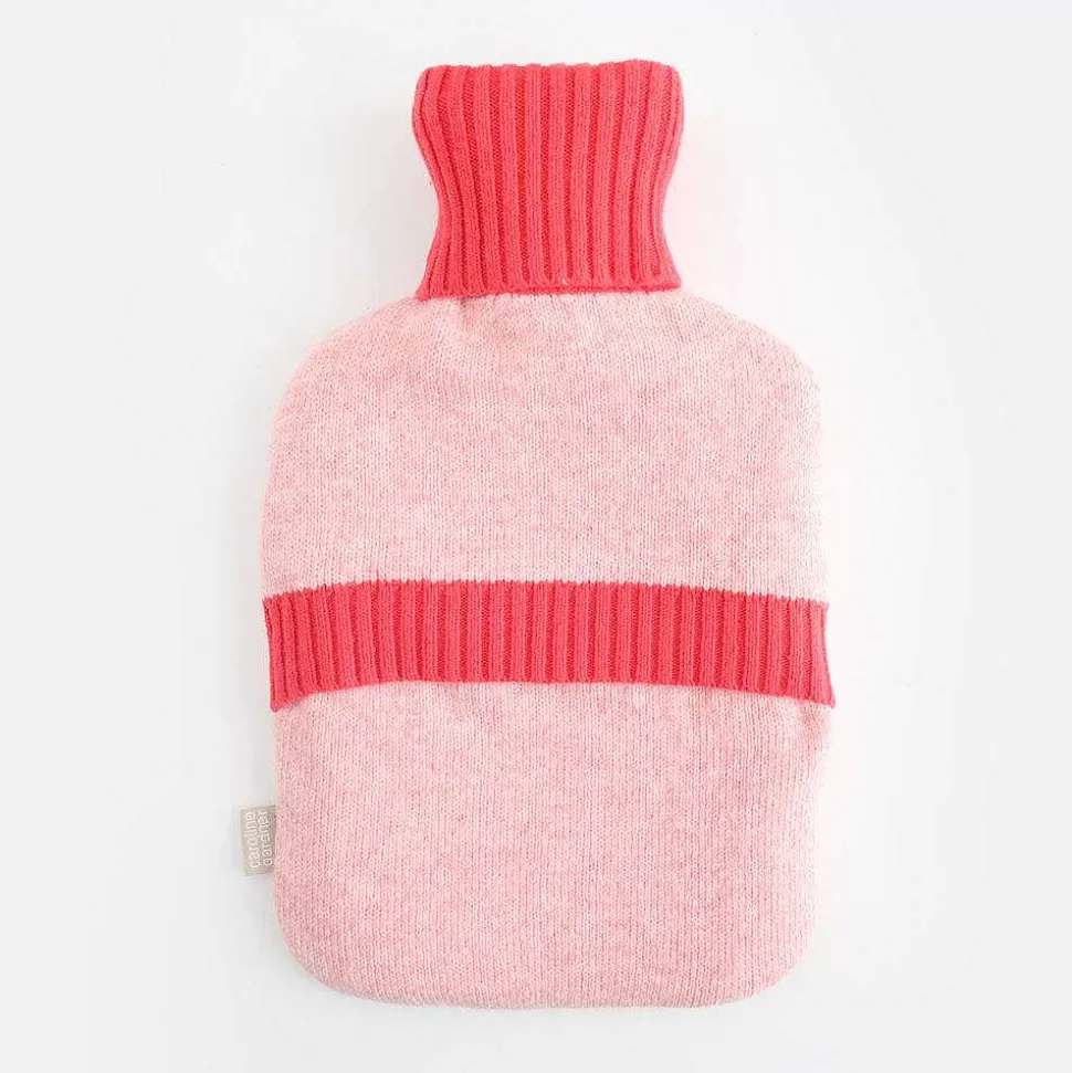 Hot Pale Pink Big Heart Hot Water Bottle Hot Water Bottles