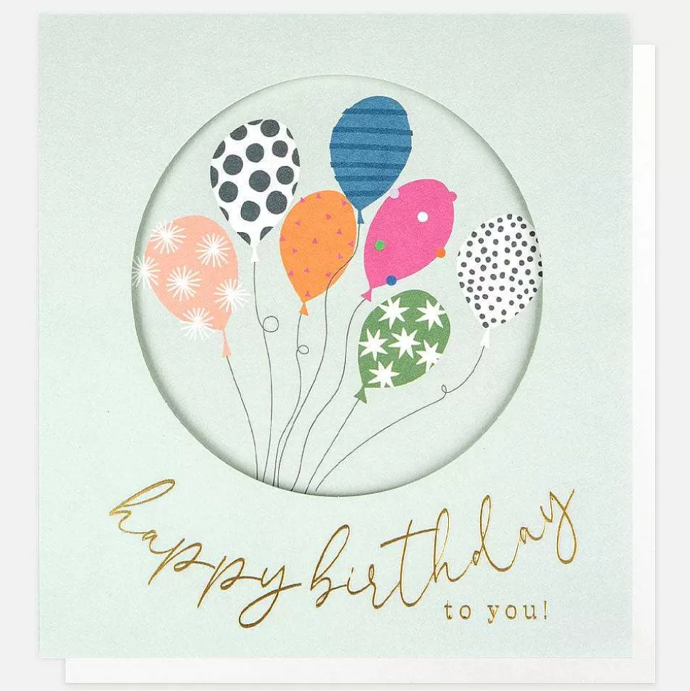 Outlet Patterned Balloons Birthday Card New Cards