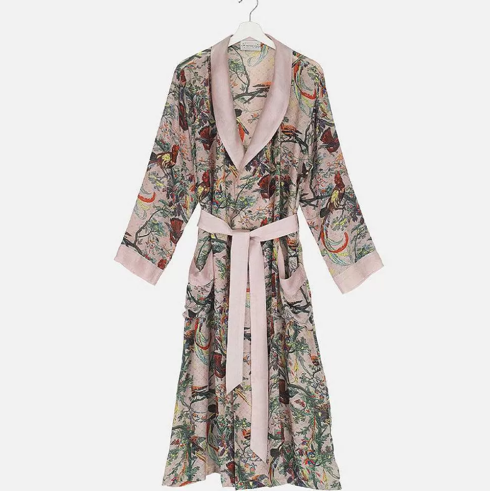 Flash Sale Pink Chinoiserie Gown Loungewear