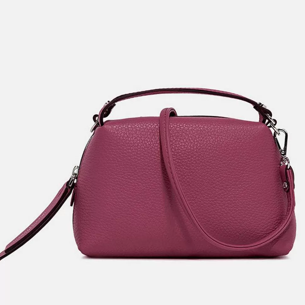Clearance Pink Leather Small Alifa Bag Shoulder Bags