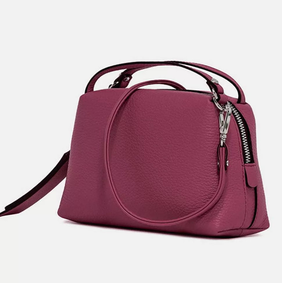 Clearance Pink Leather Small Alifa Bag Shoulder Bags