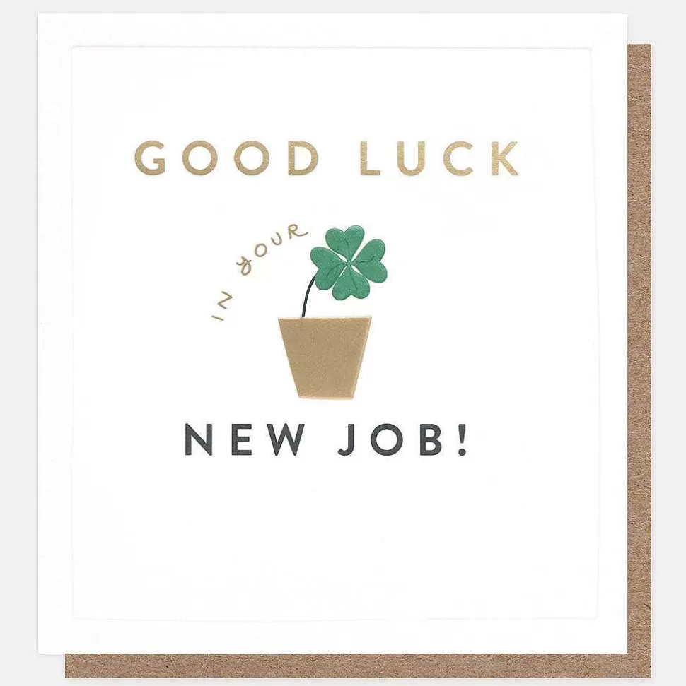 Shop Plant Good Luck In Your New Job Card Congratulations Cards