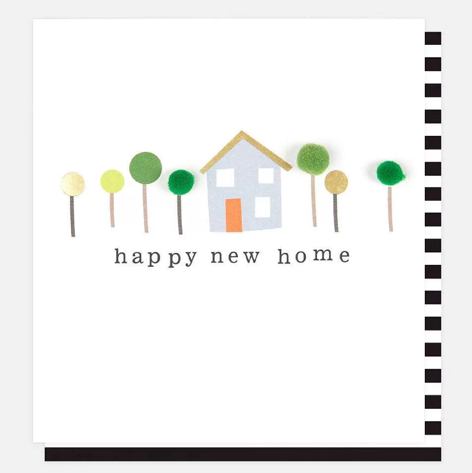 Outlet Pom Pom Trees New Home Card New Home Cards