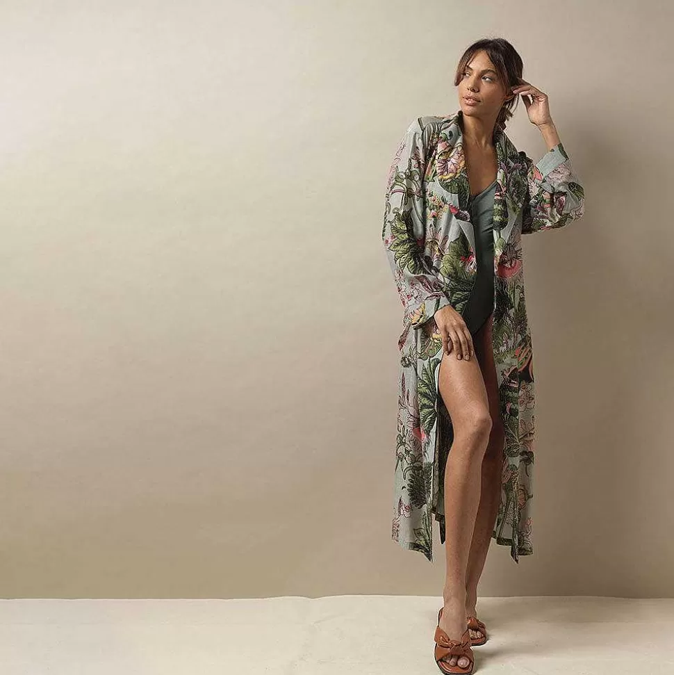 Cheap Putty Blooms Lightweight Dressing Gown Dressing Gowns