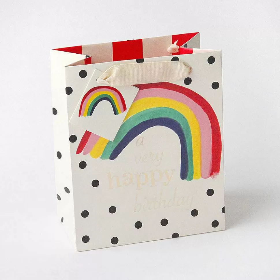 Cheap Rainbow Birthday Medium Gift Bag Gift Bags