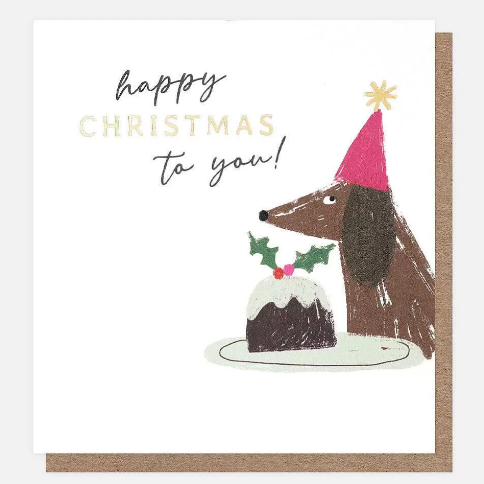 Flash Sale Sausage Dog And Penguin Present Charity Christmas Cards Pack Of 8 Packs Of Cards