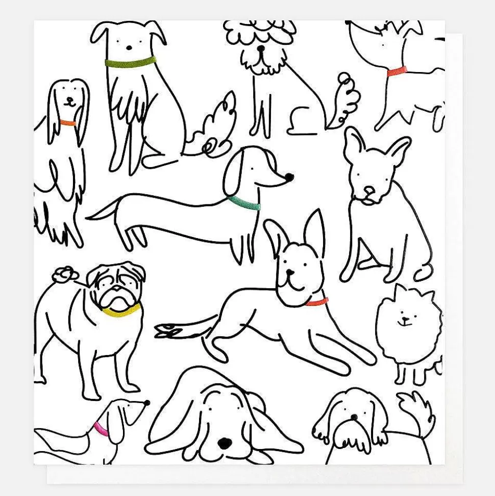 Cheap Scribbly Dogs Everyday Blank Card Everyday Cards