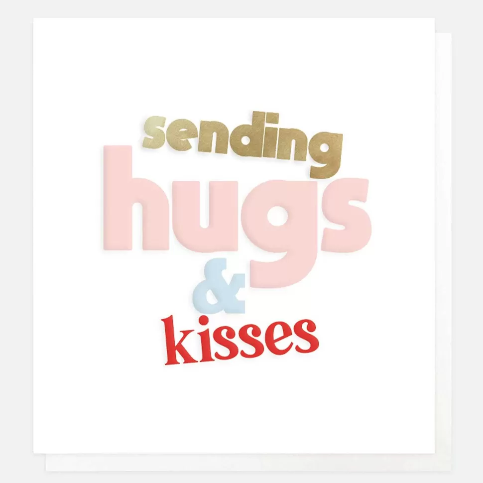 Discount Sending Hugs & Kisses Everyday Card Thinking Of You Cards