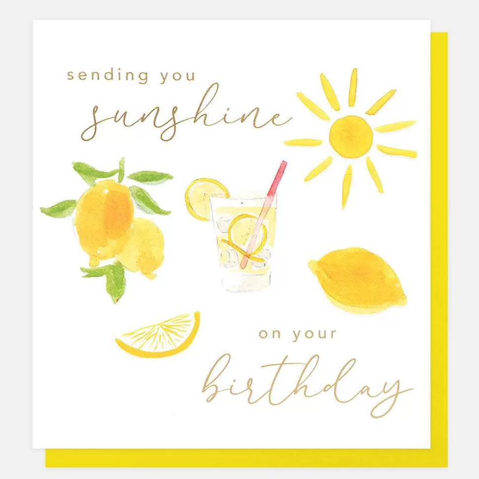 Shop Sending Sunshine Birthday Card For Her