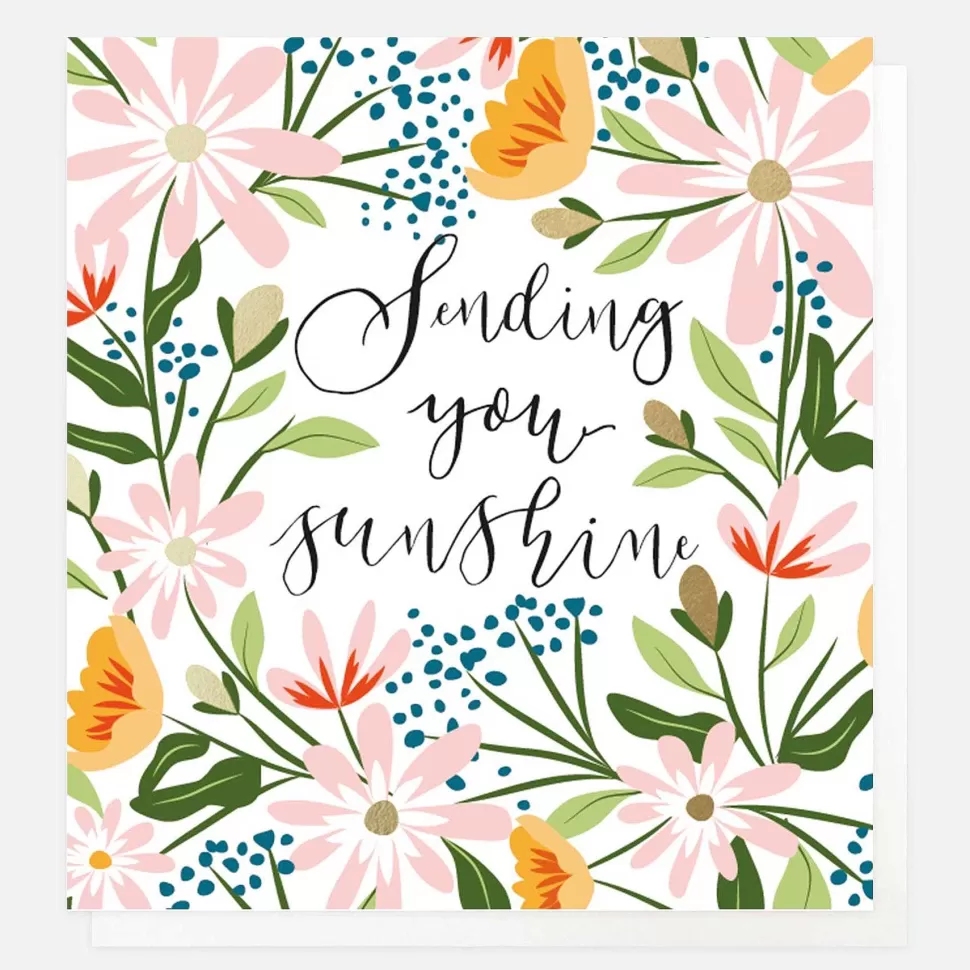 Fashion Sending Sunshine Everyday Card Thinking Of You Cards