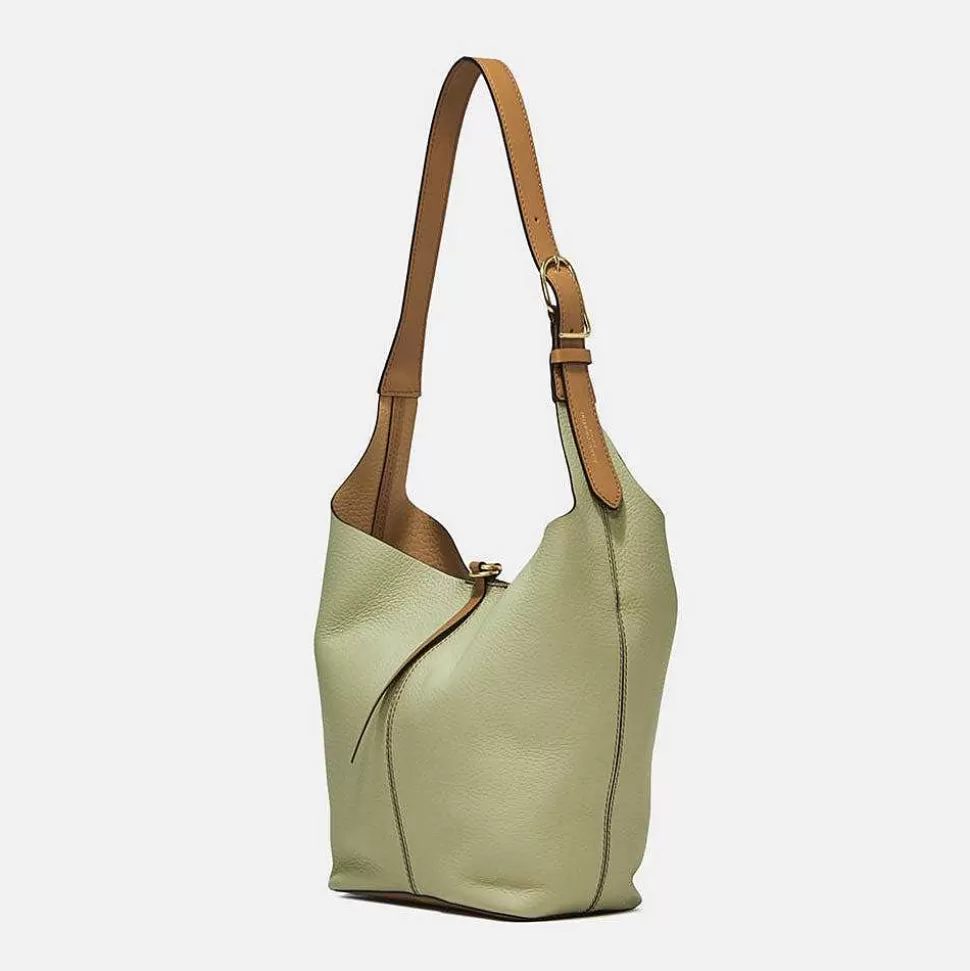 Flash Sale Soft Green Leather Cora Tote Bag Shoulder Bags