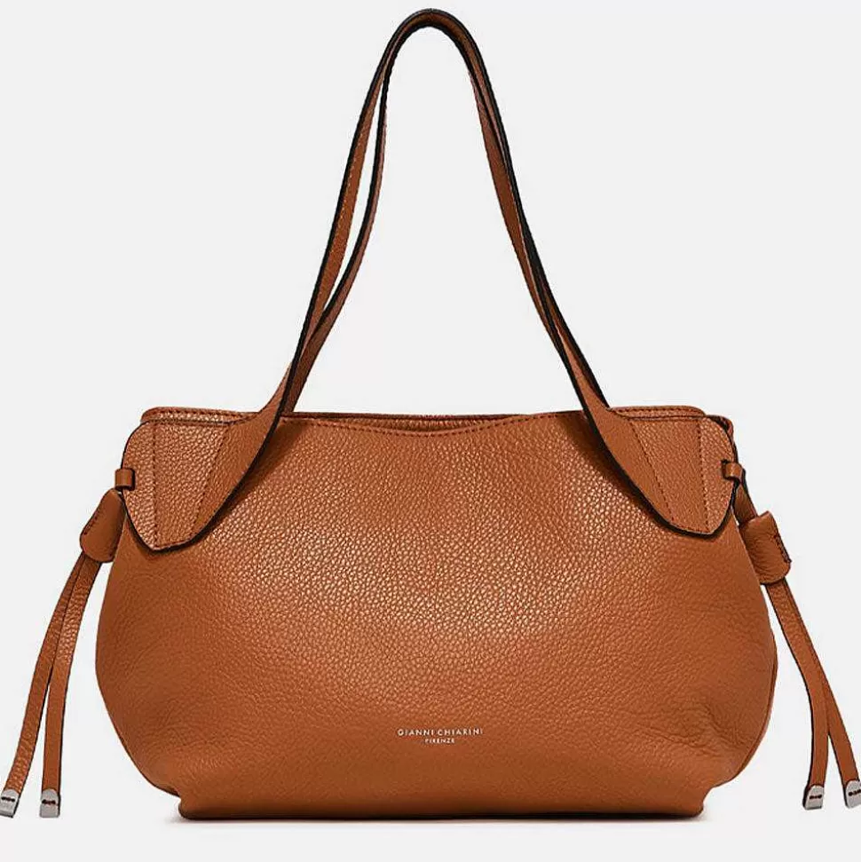 Clearance Tan Leather Rita Shoulder Bag Shoulder Bags