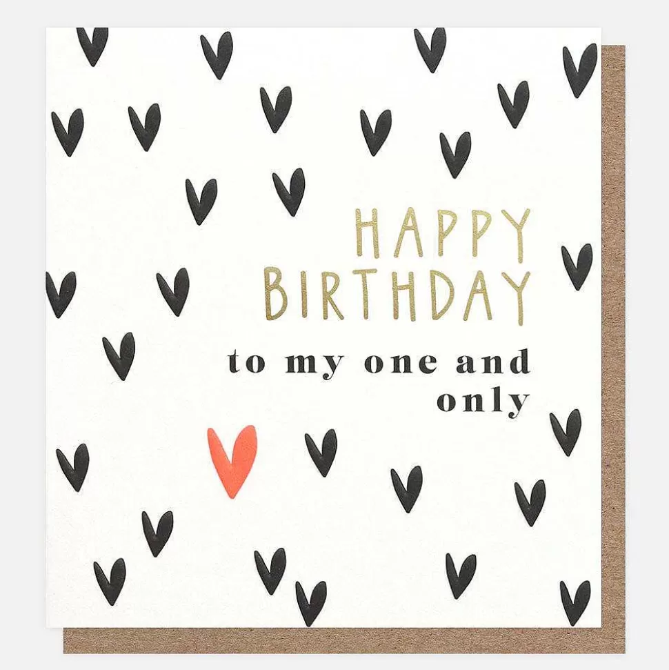 Online To My One And Only Hearts Birthday Card For Them